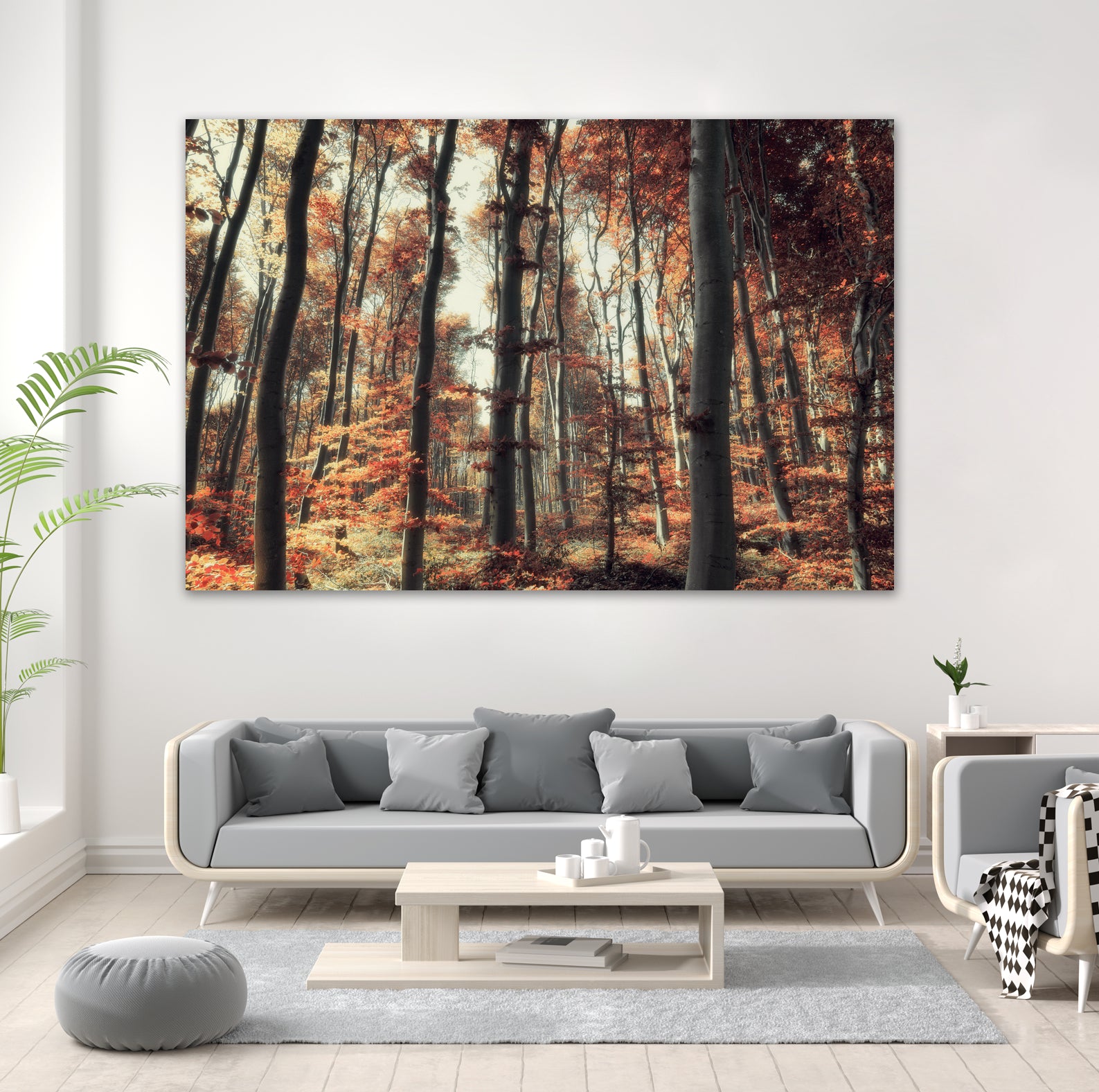 Fall in the woods by Pascal Deckarm on GIANT ART - orange photo manipulation