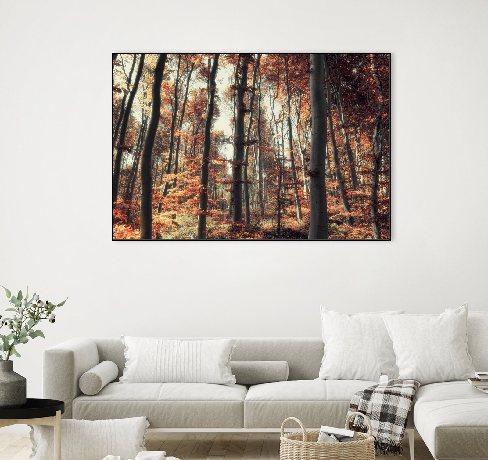 Fall in the woods by Pascal Deckarm on GIANT ART - orange photo manipulation