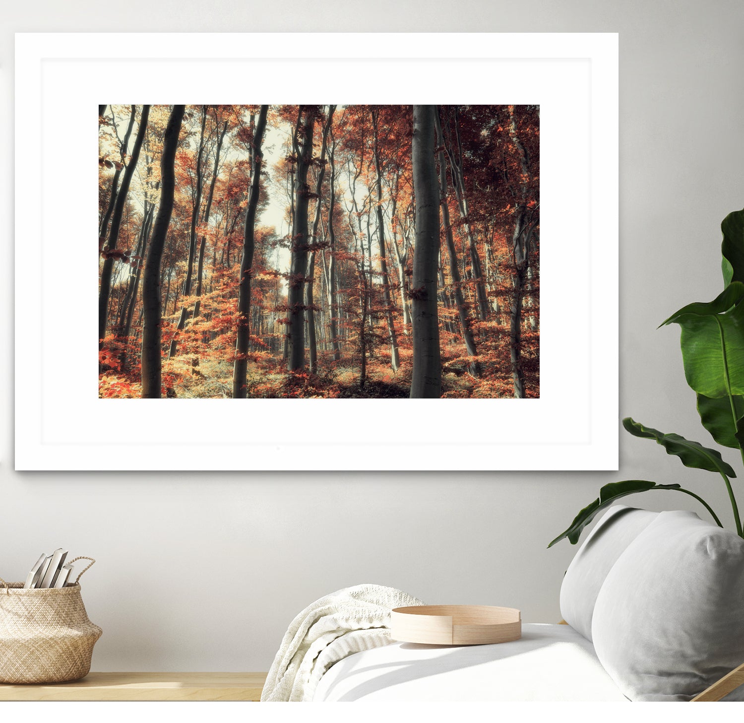 Fall in the woods by Pascal Deckarm on GIANT ART - orange photo manipulation