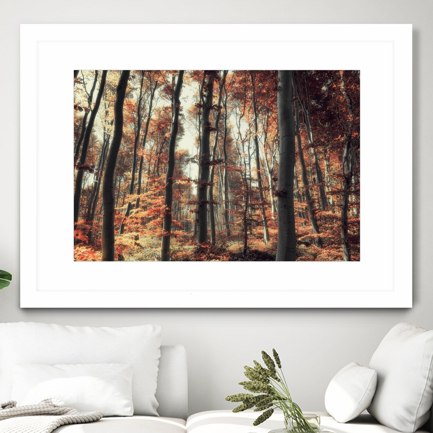 Fall in the woods by Pascal Deckarm on GIANT ART - orange photo manipulation