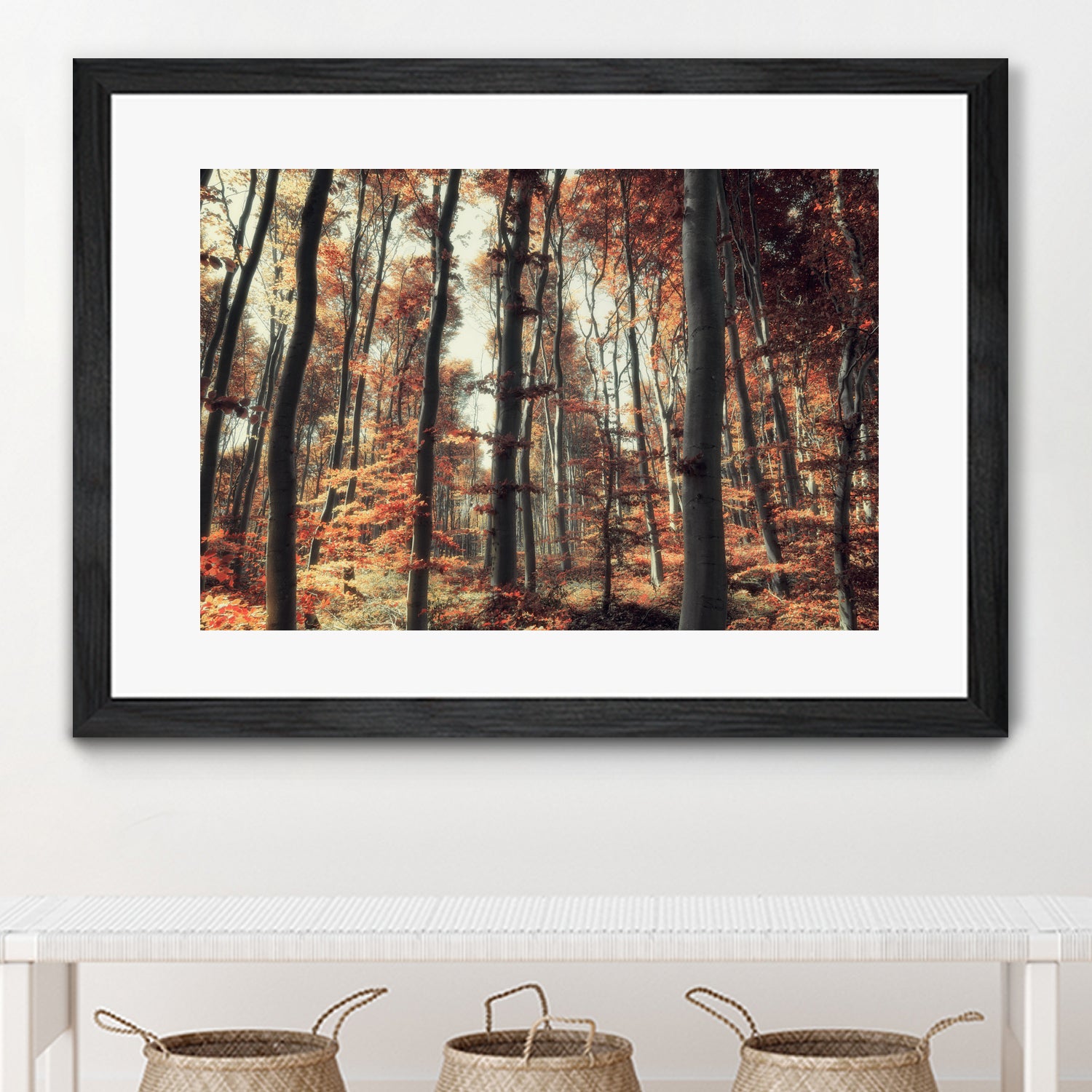 Fall in the woods by Pascal Deckarm on GIANT ART - orange photo manipulation