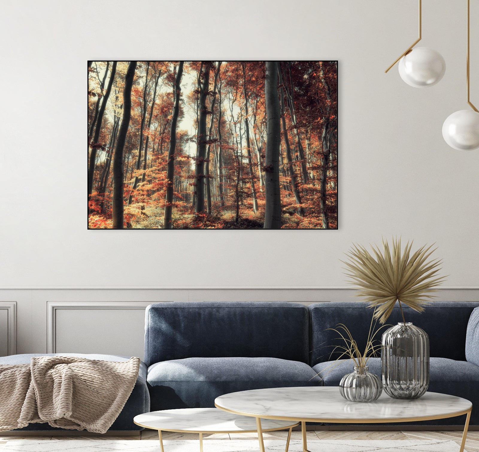 Fall in the woods by Pascal Deckarm on GIANT ART - orange photo manipulation