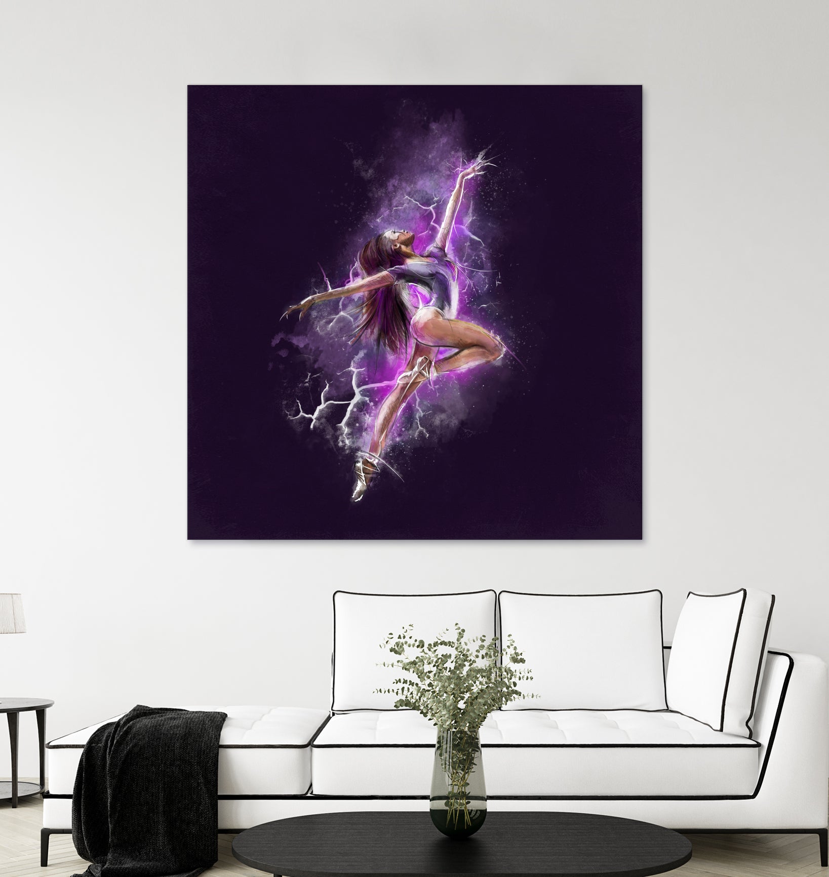 Dancer by Claudio Tosi on GIANT ART - fuchsia digital painting