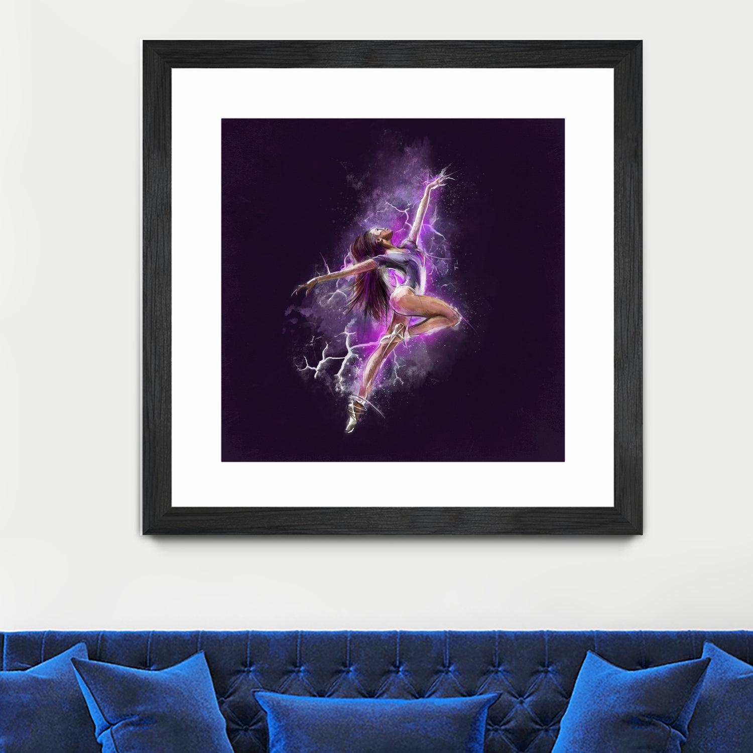 Dancer by Claudio Tosi on GIANT ART - fuchsia digital painting