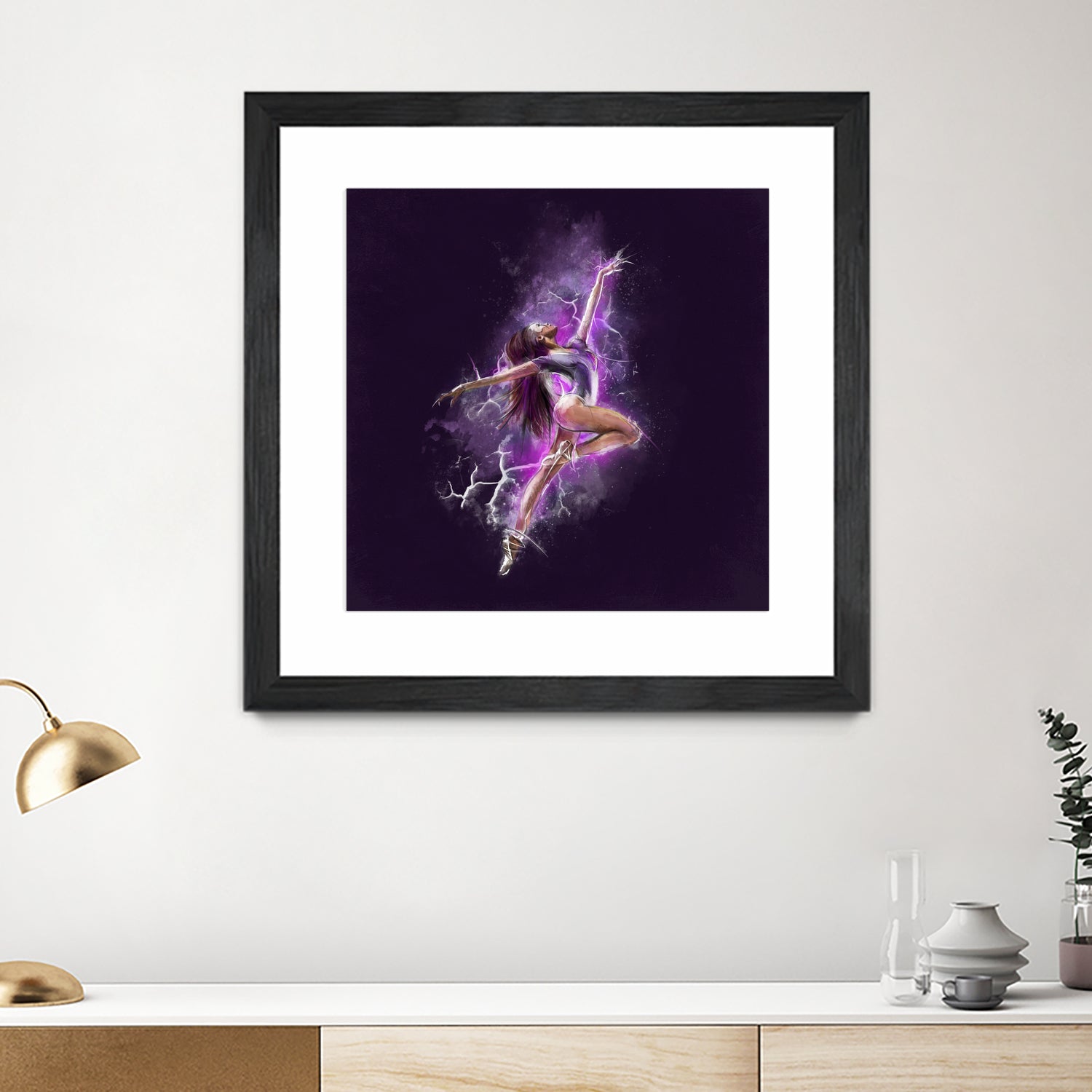 Dancer by Claudio Tosi on GIANT ART - fuchsia digital painting