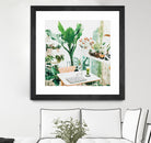 Junglow, Urban Jungle Botanical Home decor, Tropical Plants by Uma Gokhale on GIANT ART - green digital painting