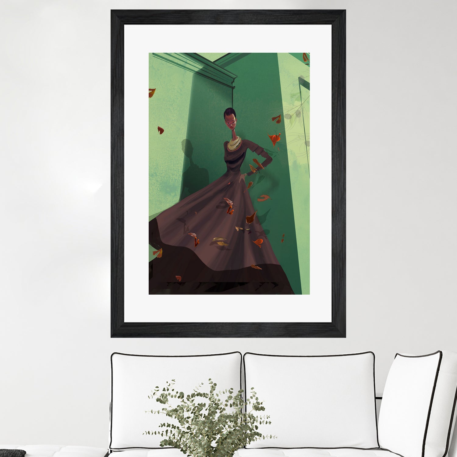 Spring Into AUTUMN by Ed Bell on GIANT ART - green digital drawing