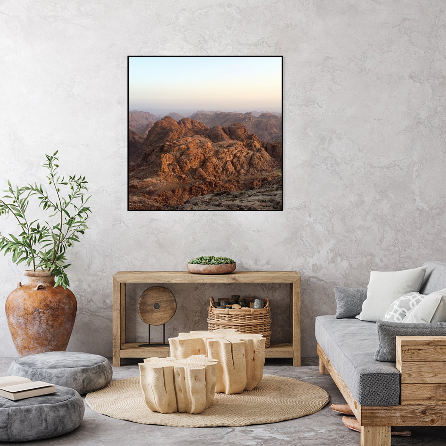 The Sinai Mountains by Mikhail Zhirnov on GIANT ART - brown photo illustration