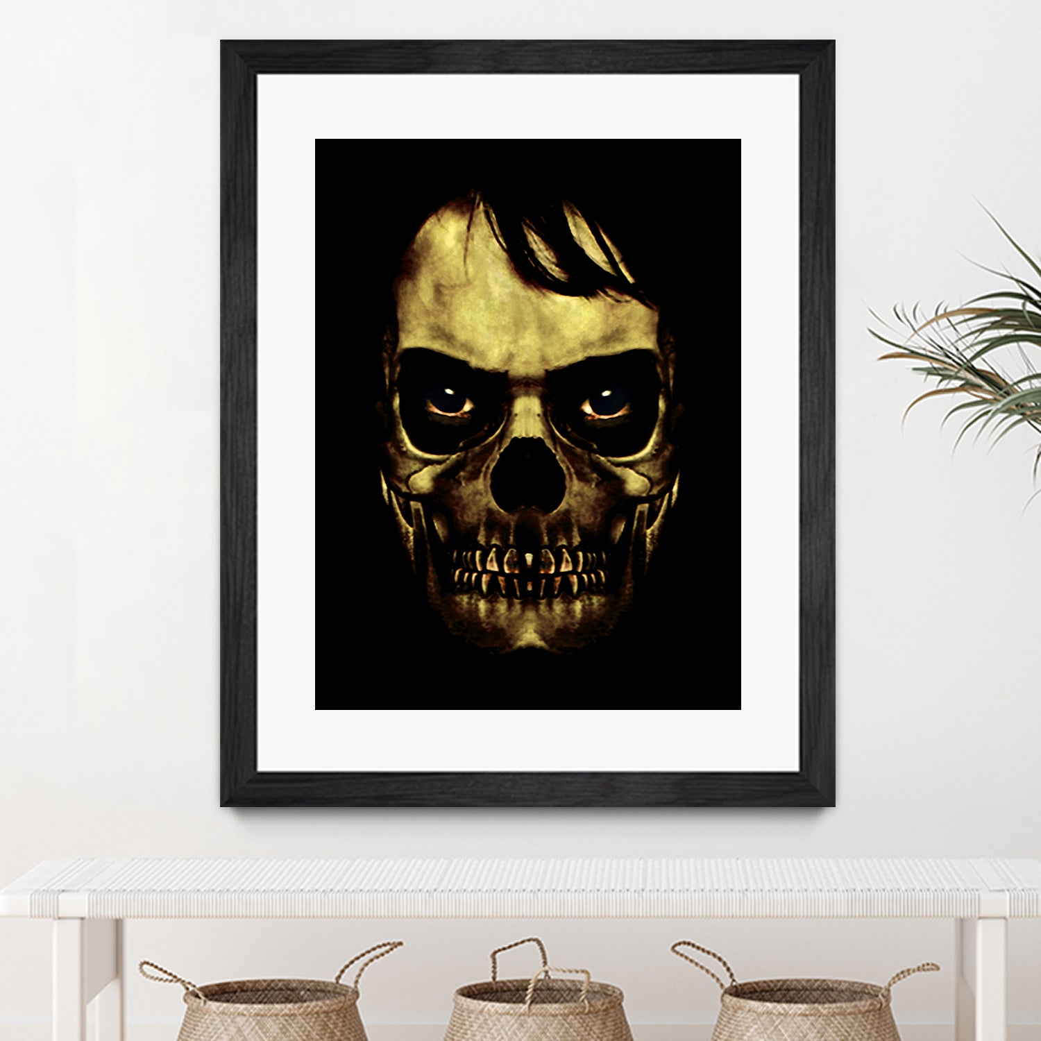 Angry Skull Monster Poster by Daniel Ferreira-Leites on GIANT ART - black photo manipulation