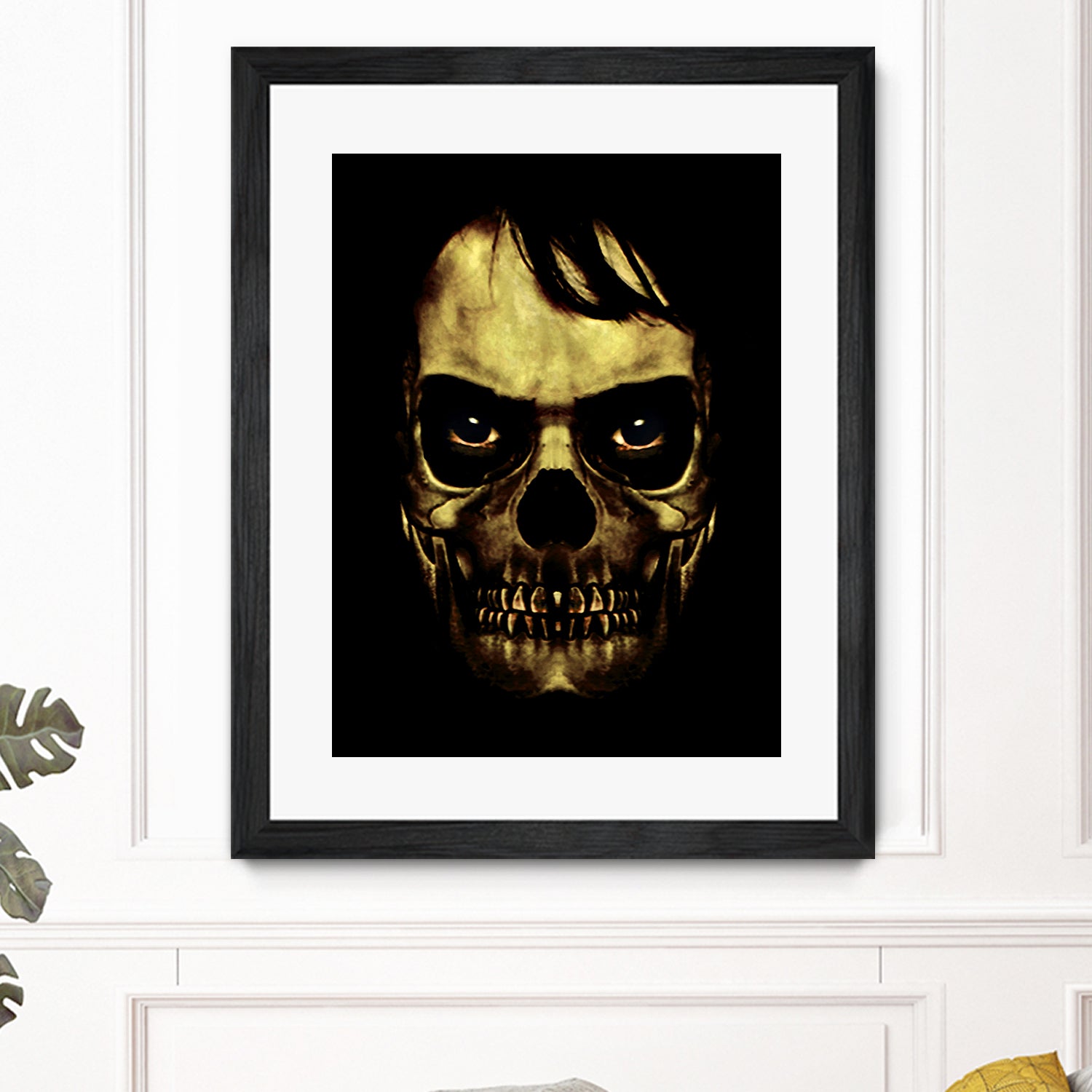 Angry Skull Monster Poster by Daniel Ferreira-Leites on GIANT ART - black photo manipulation