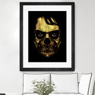 Angry Skull Monster Poster by Daniel Ferreira-Leites on GIANT ART - black photo manipulation