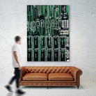 Printed circuit board circuits by Wiguna Asmorohadi on GIANT ART - green vector illustration