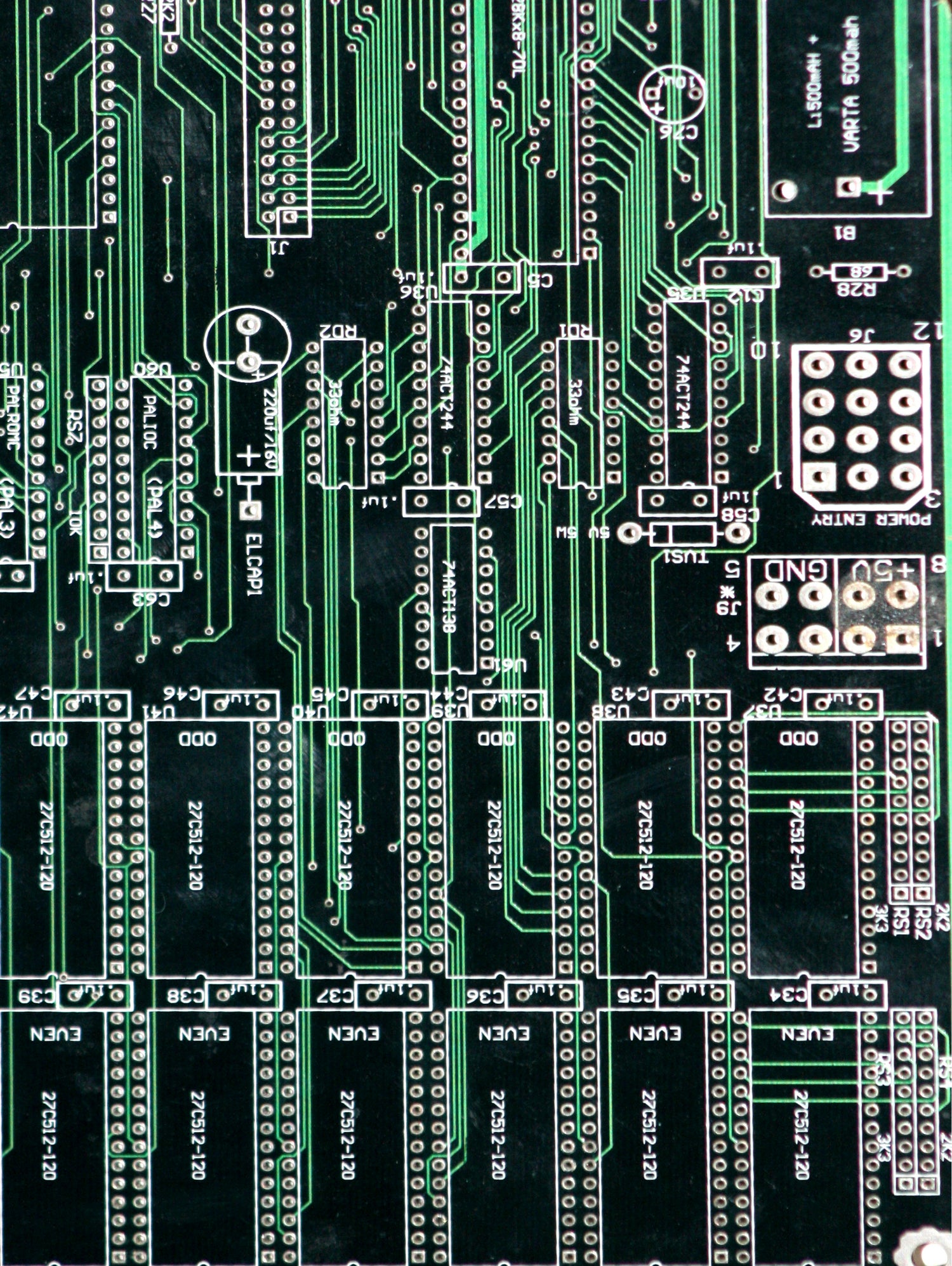 Printed circuit board circuits by Wiguna Asmorohadi on GIANT ART - green vector illustration