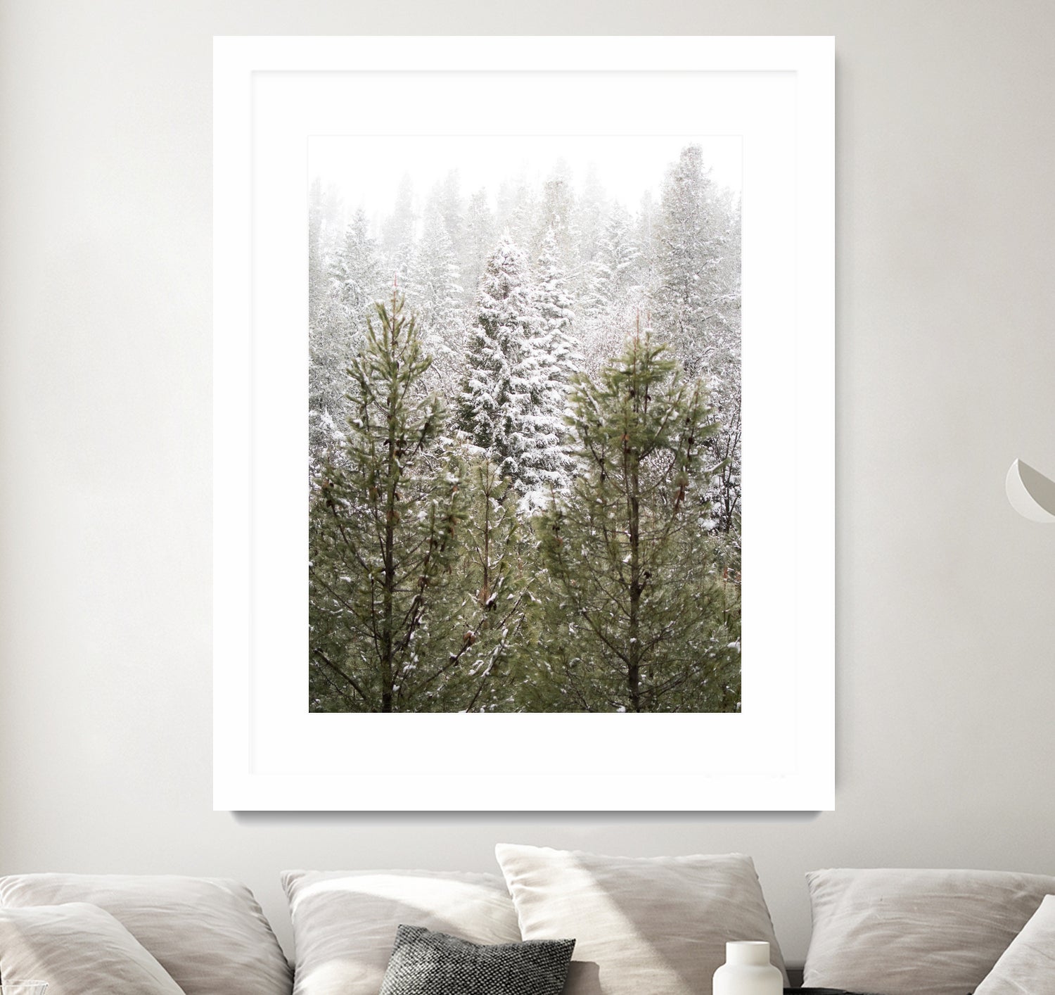 Winter in the Forest by Arlene Carley on GIANT ART - green photo manipulation