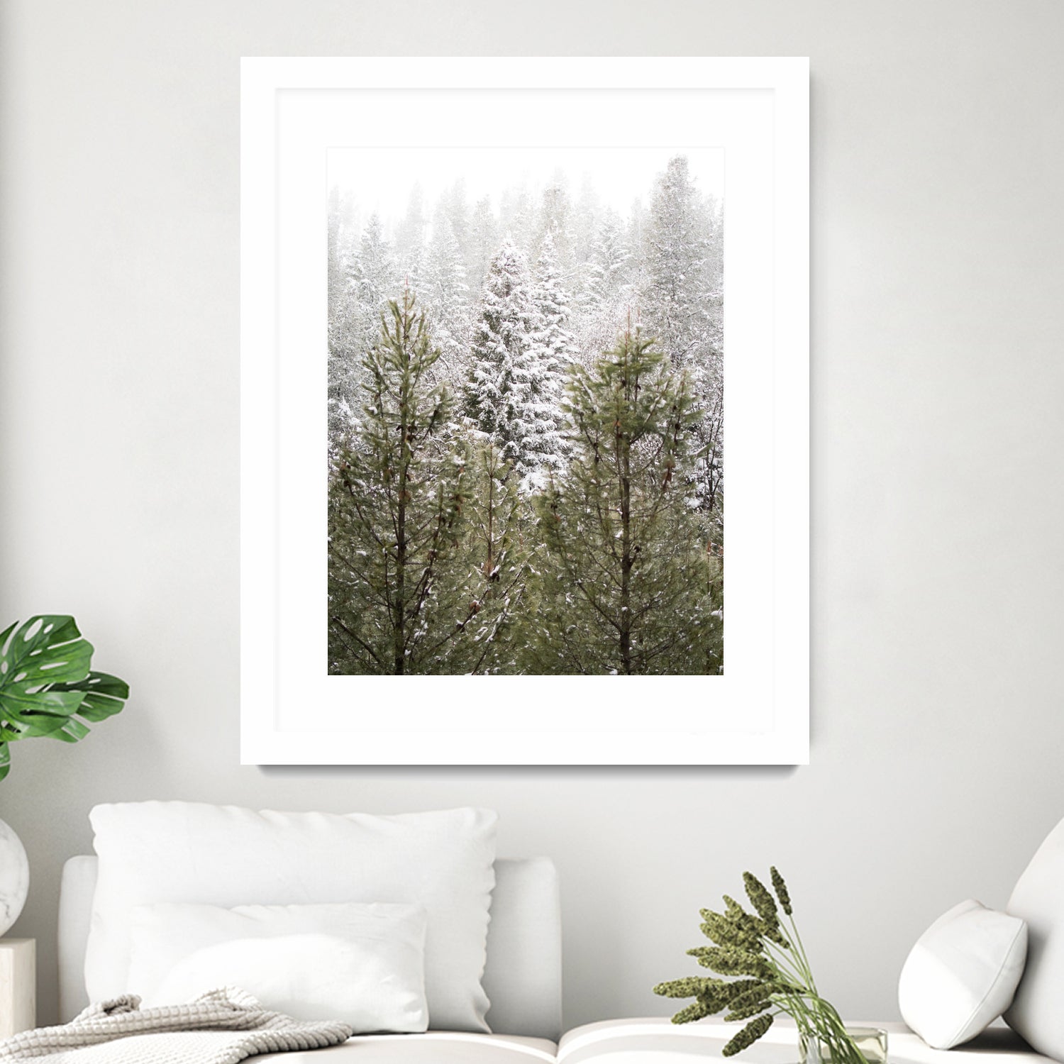 Winter in the Forest by Arlene Carley on GIANT ART - green photo manipulation