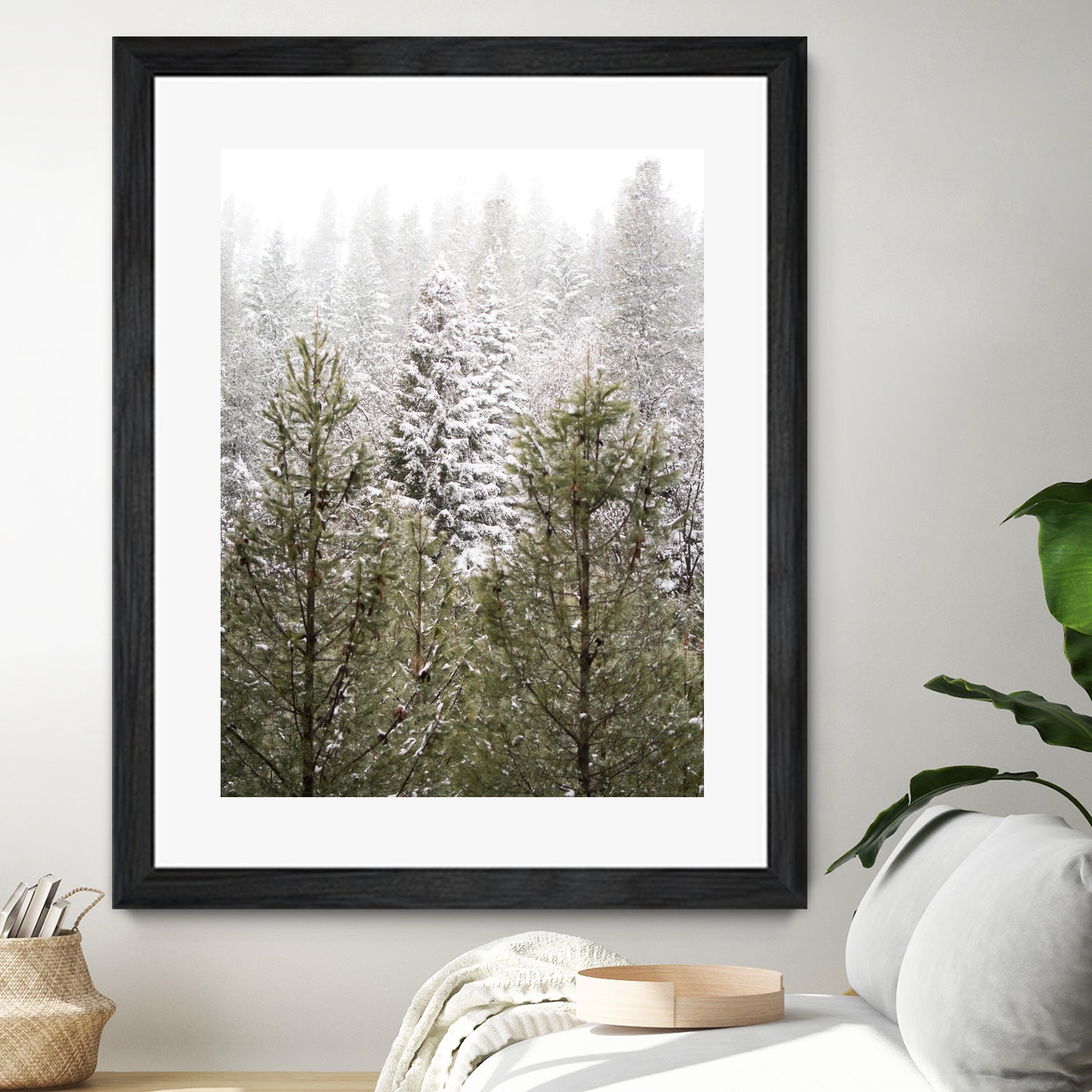 Winter in the Forest by Arlene Carley on GIANT ART - green photo manipulation