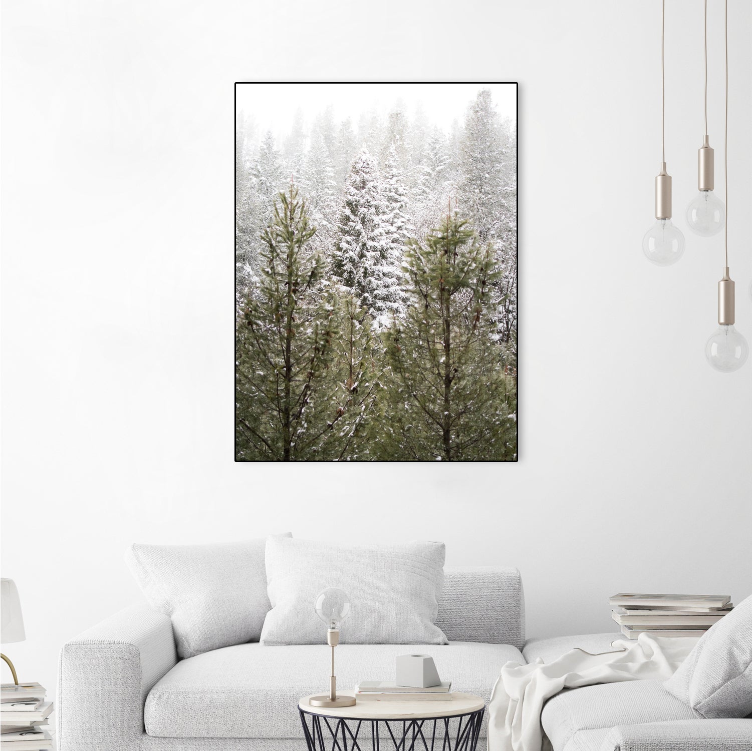 Winter in the Forest by Arlene Carley on GIANT ART - green photo manipulation