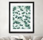 Tropical Green Palms Pattern #1 #tropical #decor #art by Anita & Bella Jantz on GIANT ART - green photo illustration