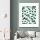 Tropical Green Palms Pattern #1 #tropical #decor #art by Anita & Bella Jantz on GIANT ART - green photo illustration