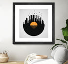 Vinyl City by Yuri Chagas Lobo on GIANT ART - black vector illustration