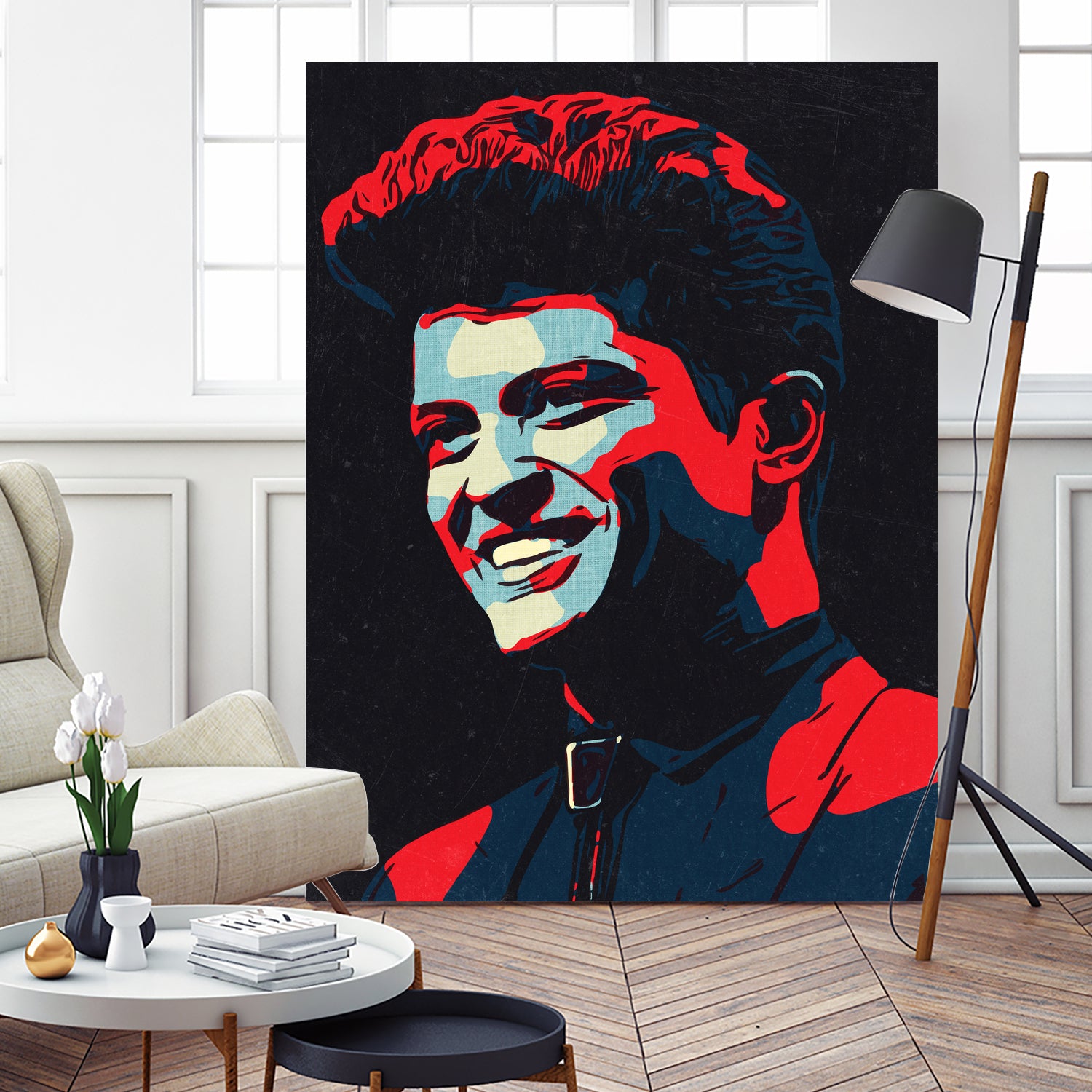 Bruno Mars by 1x Merch on GIANT ART - red digital painting