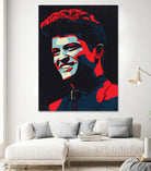 Bruno Mars by 1x Merch on GIANT ART - red digital painting