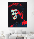 Bruno Mars by 1x Merch on GIANT ART - red digital painting