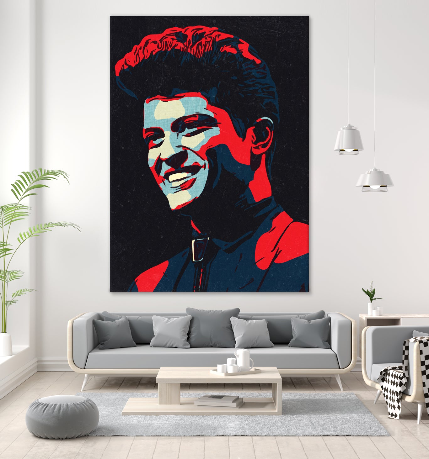 Bruno Mars by 1x Merch on GIANT ART - red digital painting