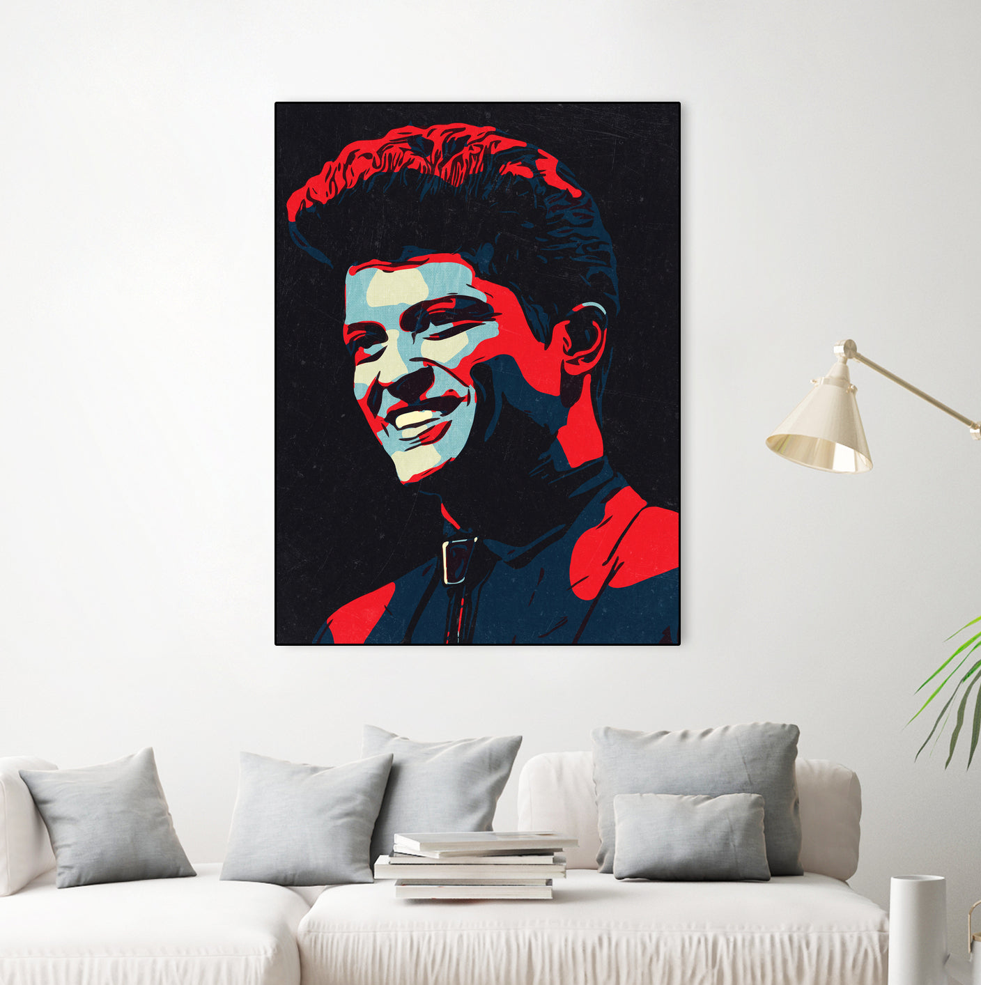 Bruno Mars by 1x Merch on GIANT ART - red digital painting