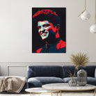 Bruno Mars by 1x Merch on GIANT ART - red digital painting