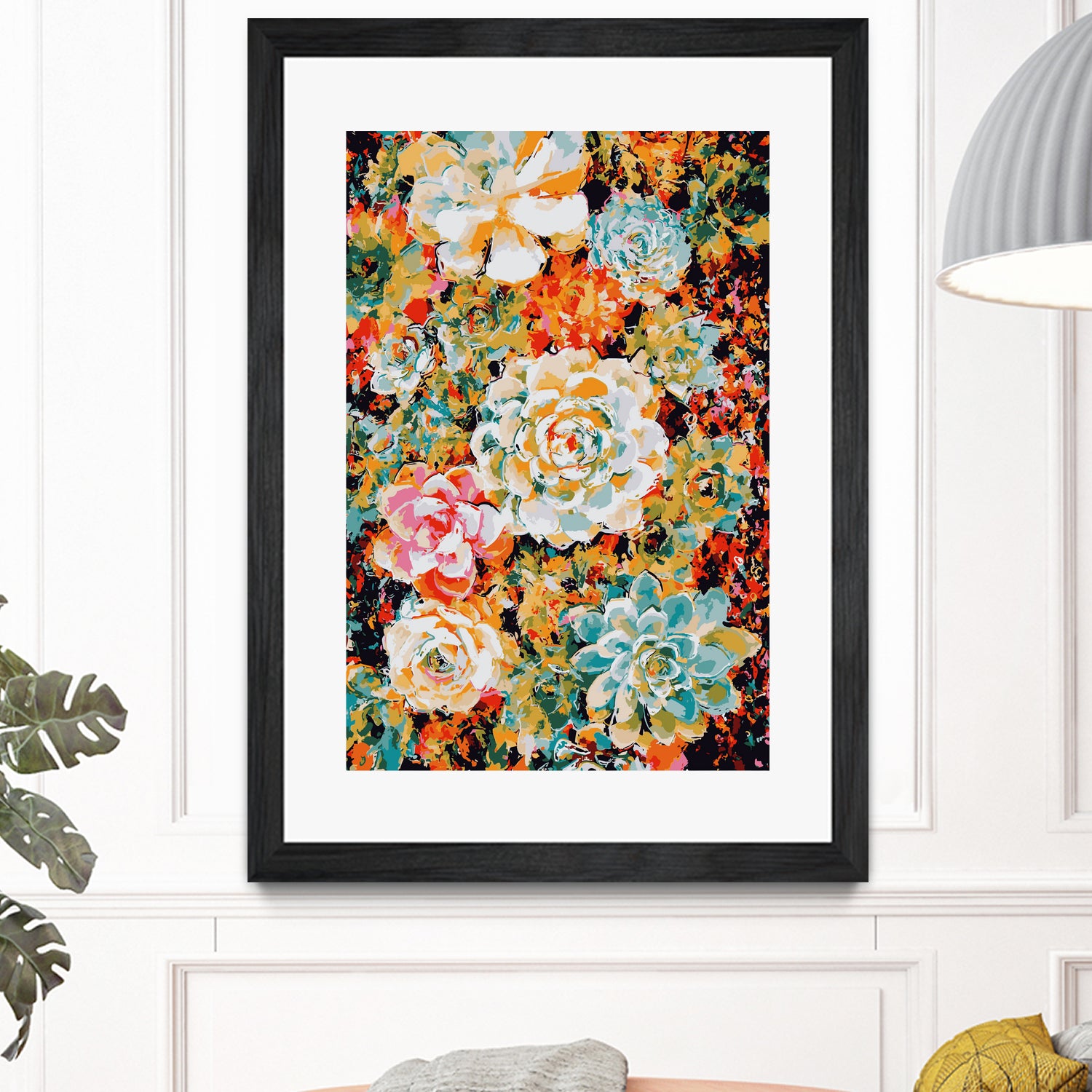 Floral Desert by Lisa Raymond on GIANT ART - orange digital painting