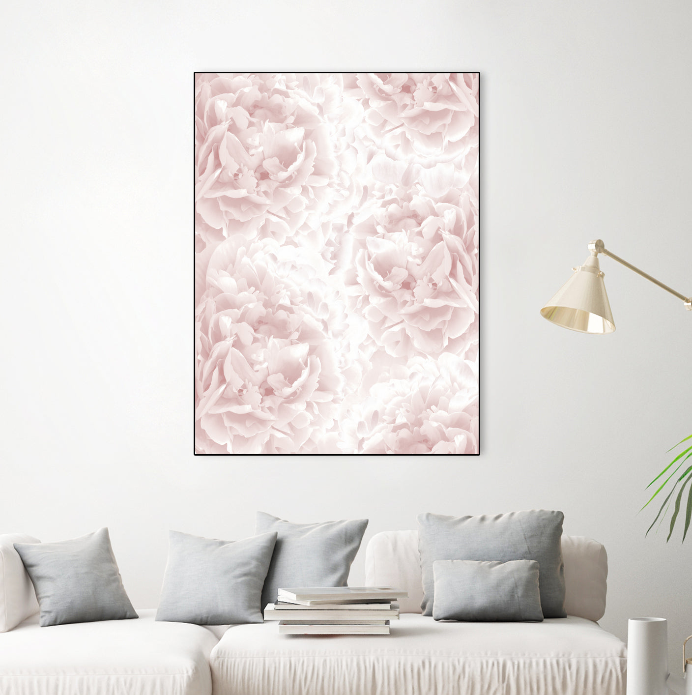 Blush Rose Peonies Dream #1 #floral #decor #art by Anita & Bella Jantz on GIANT ART - pink photo illustration