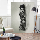 Charlie Chaplin - The Kid by Claudio Tosi on GIANT ART - black digital painting