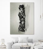 Charlie Chaplin - The Kid by Claudio Tosi on GIANT ART - black digital painting