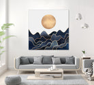 Waves 1 by Elisabeth Fredriksson on GIANT ART - blue digital painting