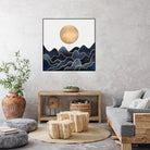 Waves 1 by Elisabeth Fredriksson on GIANT ART - blue digital painting