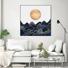 Waves 1 by Elisabeth Fredriksson on GIANT ART - blue digital painting