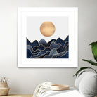 Waves 1 by Elisabeth Fredriksson on GIANT ART - blue digital painting