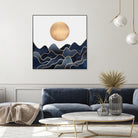 Waves 1 by Elisabeth Fredriksson on GIANT ART - blue digital painting