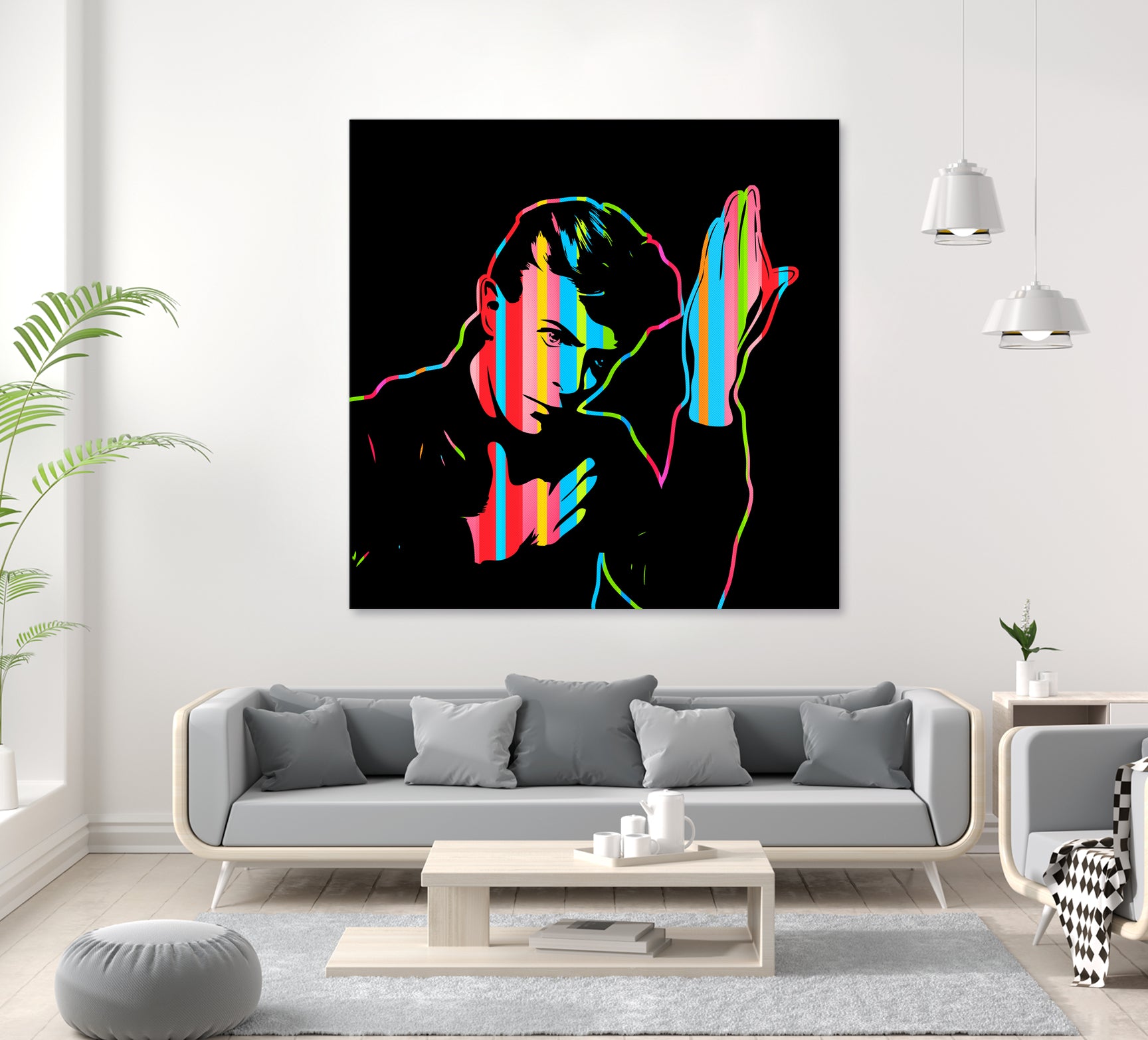 David Bowie | Dark | Pop Art by William Cuccio on GIANT ART - black digital painting