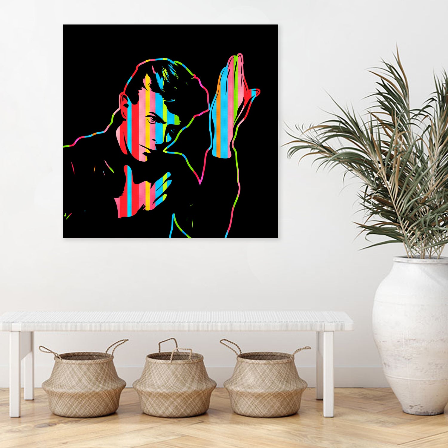 David Bowie | Dark | Pop Art by William Cuccio on GIANT ART - black digital painting