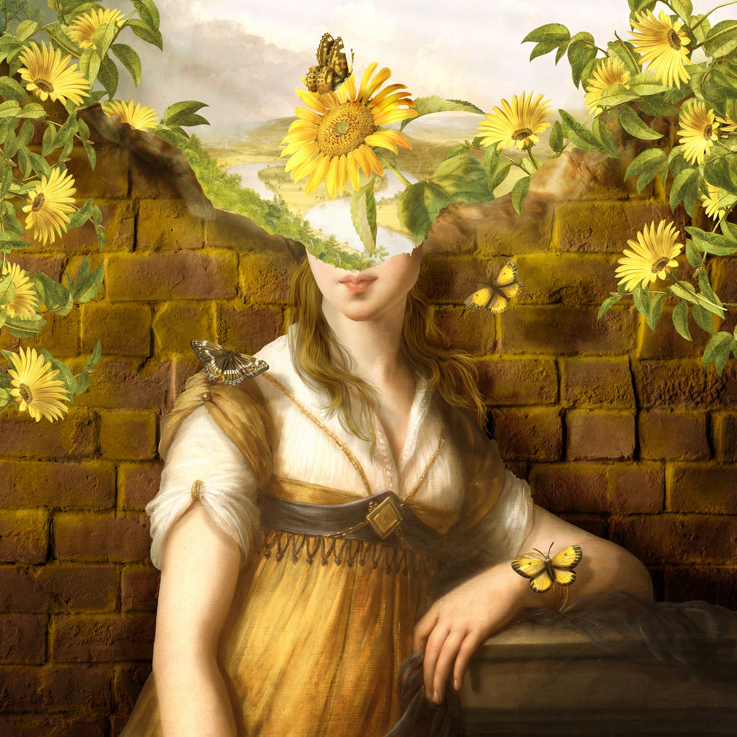 A Wandering Mind v2 by Diogo Veríssimo on GIANT ART - yellow digital painting