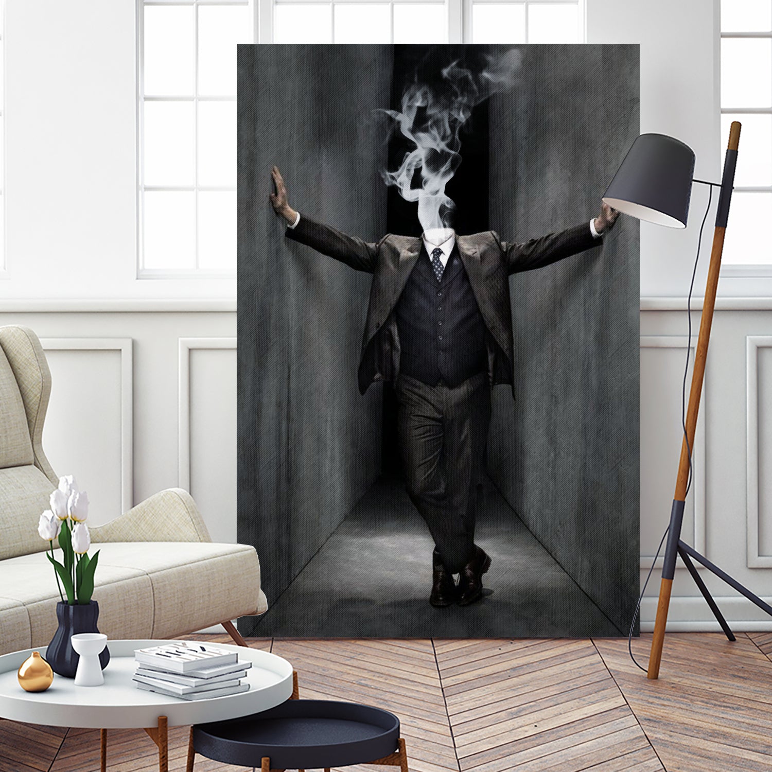 Walls ... by Menelaos Trompoukis on GIANT ART - gray digital painting