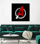 Avengers 4 by Anton Kalinichev on GIANT ART - red digital drawing