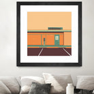 Desert Laundromat by Ben Stevens on GIANT ART - orange vector illustration