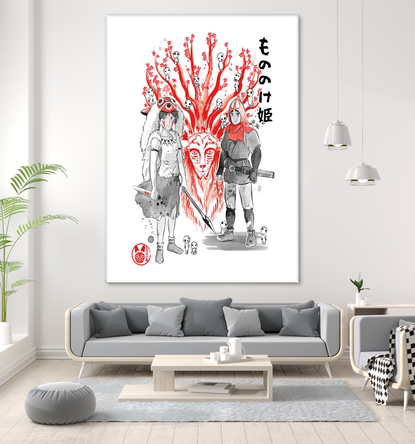 Wolf Princess sumi-e by Antonio Camarena on GIANT ART - white digital painting