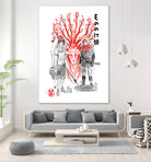 Wolf Princess sumi-e by Antonio Camarena on GIANT ART - white digital painting