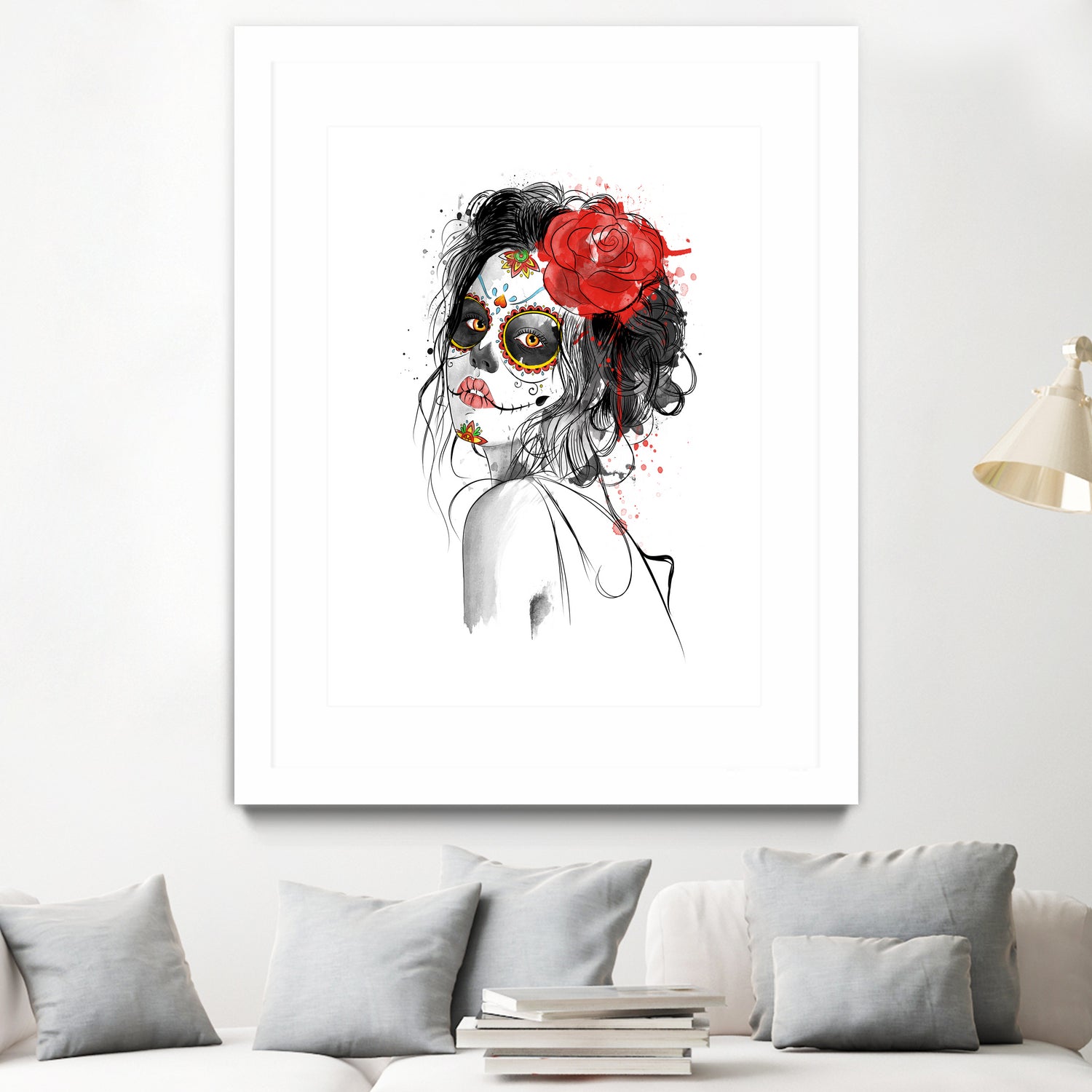 Dia de los Muertos by Antonio Camarena on GIANT ART - white digital painting