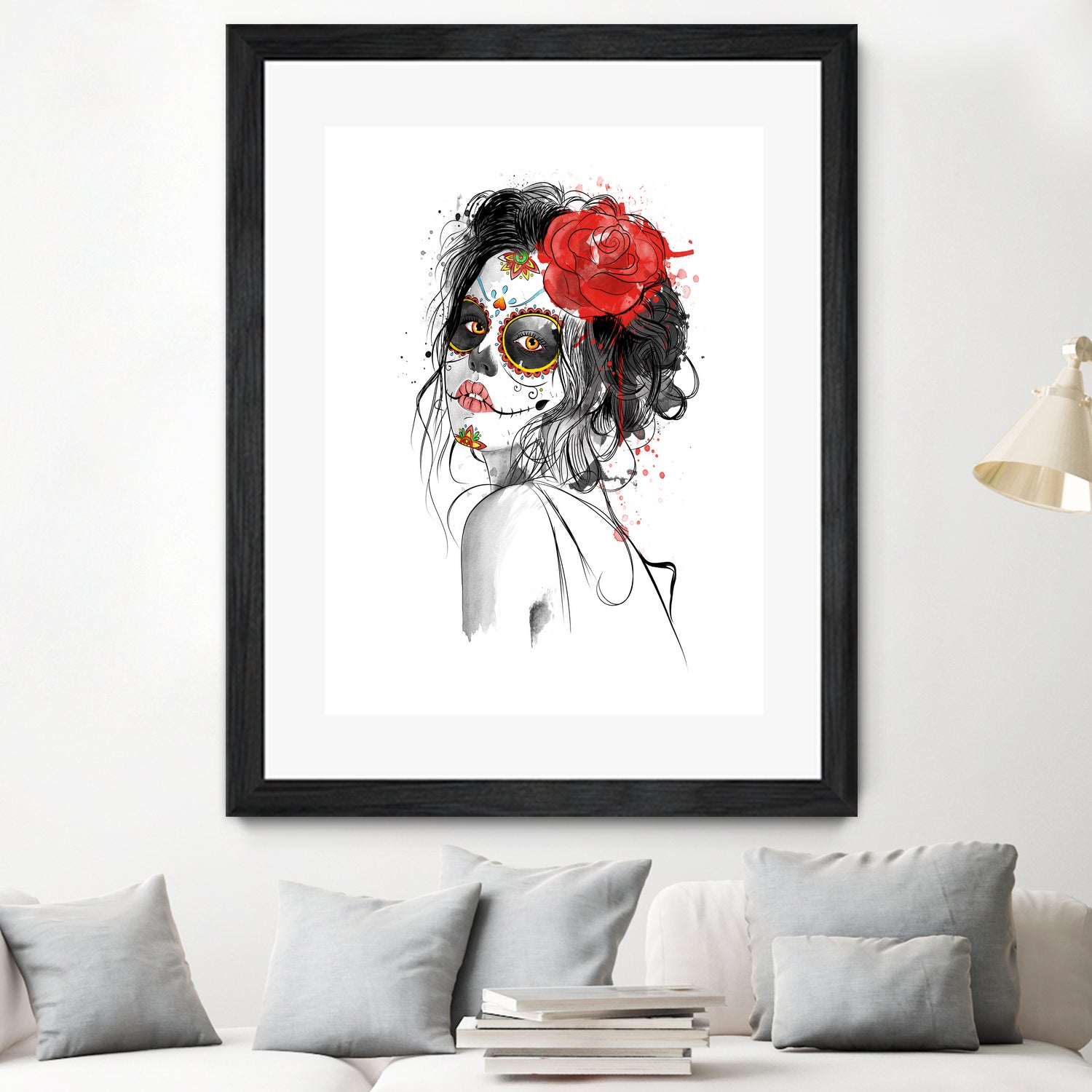 Dia de los Muertos by Antonio Camarena on GIANT ART - white digital painting