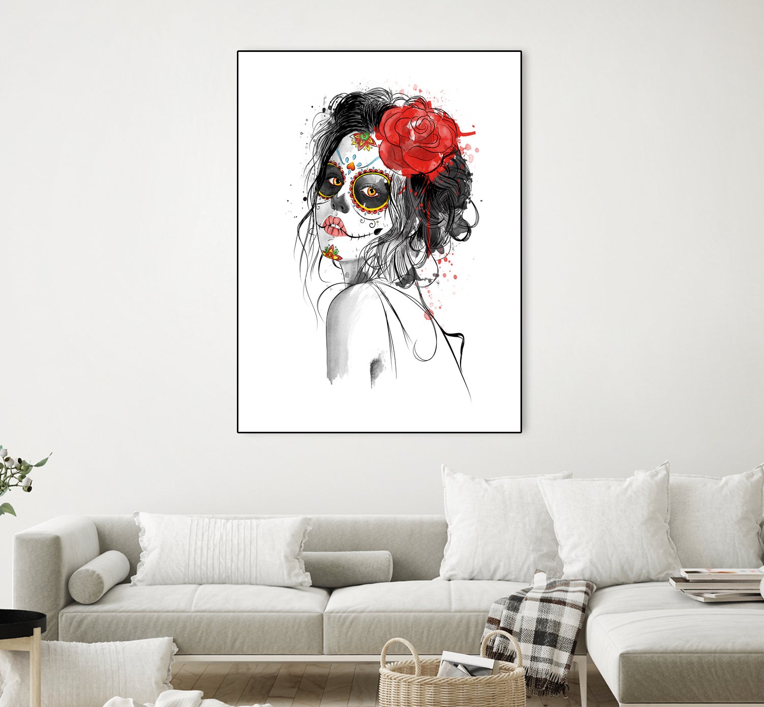 Dia de los Muertos by Antonio Camarena on GIANT ART - white digital painting